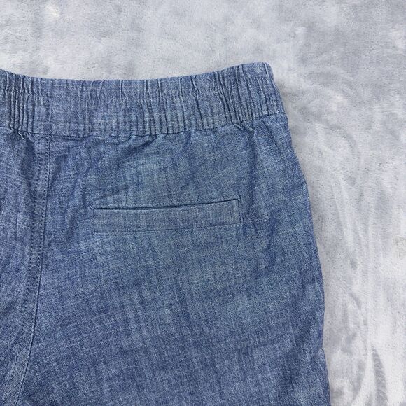 L.L. Bean Lakewashed Dock Shorts Womens Size 4 Blue Chambray Favorite Fit - Picture 5 of 10